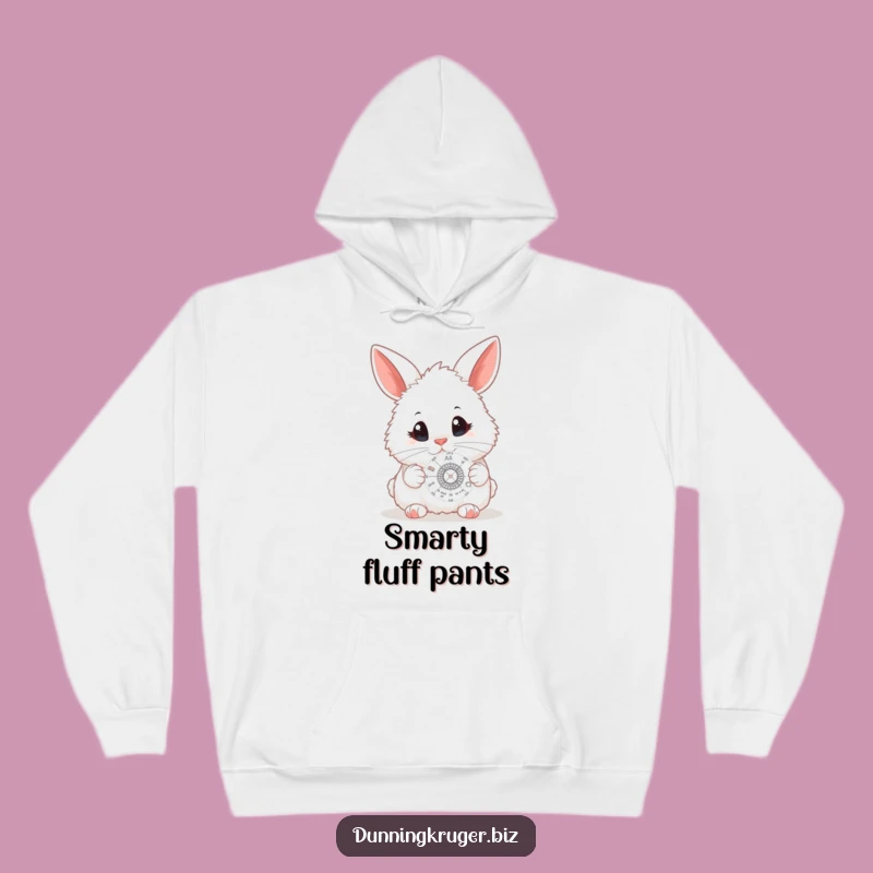 Funny Bunny Scientist Hoodie - Cozy Curious Rabbit Science Sweatshirt Gift