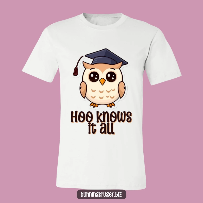 Funny Graduation Owl T-Shirt, Smarty Pants Scholar Tee, Hilarious Gift Outfit